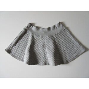 NWT Soft JOIE Kaydree B in Heather Grey Quilted Jersey Skater Skirt L $98